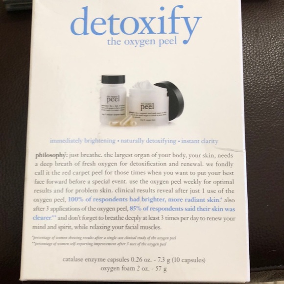 NWOT PHILOSOPHY OXYGRN FACE PEEL